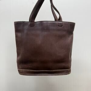 Vintage Coach Brown Bleeker Tote Bag 9305